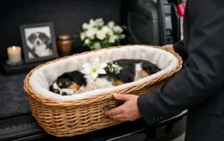 Como transportar pet após falecimento com respeito
