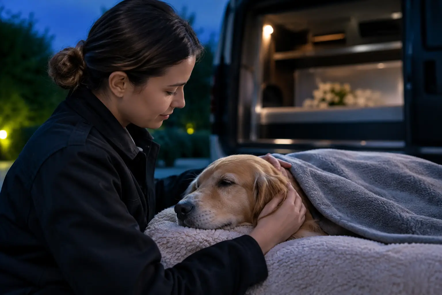Guia de atendimento funerário noturno para pets